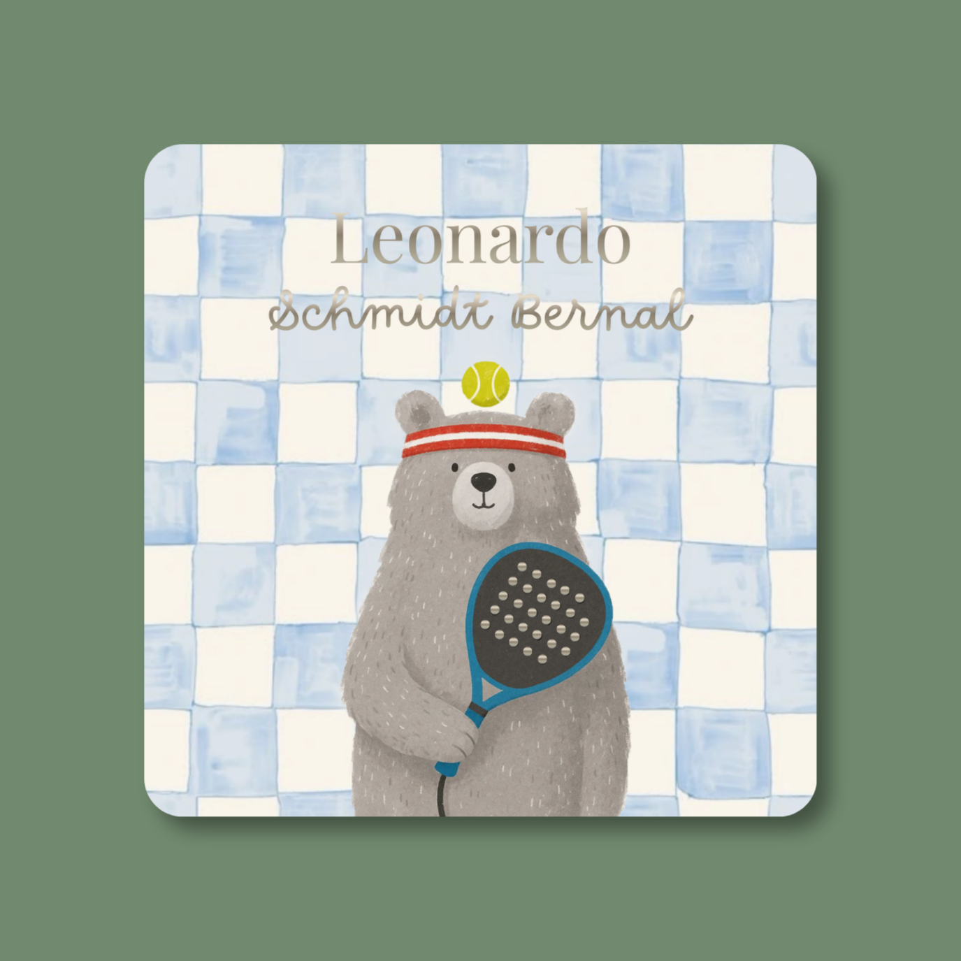Tarjeta Oso Padel