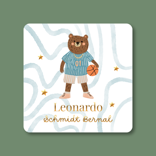 Tarjeta Oso Basquet