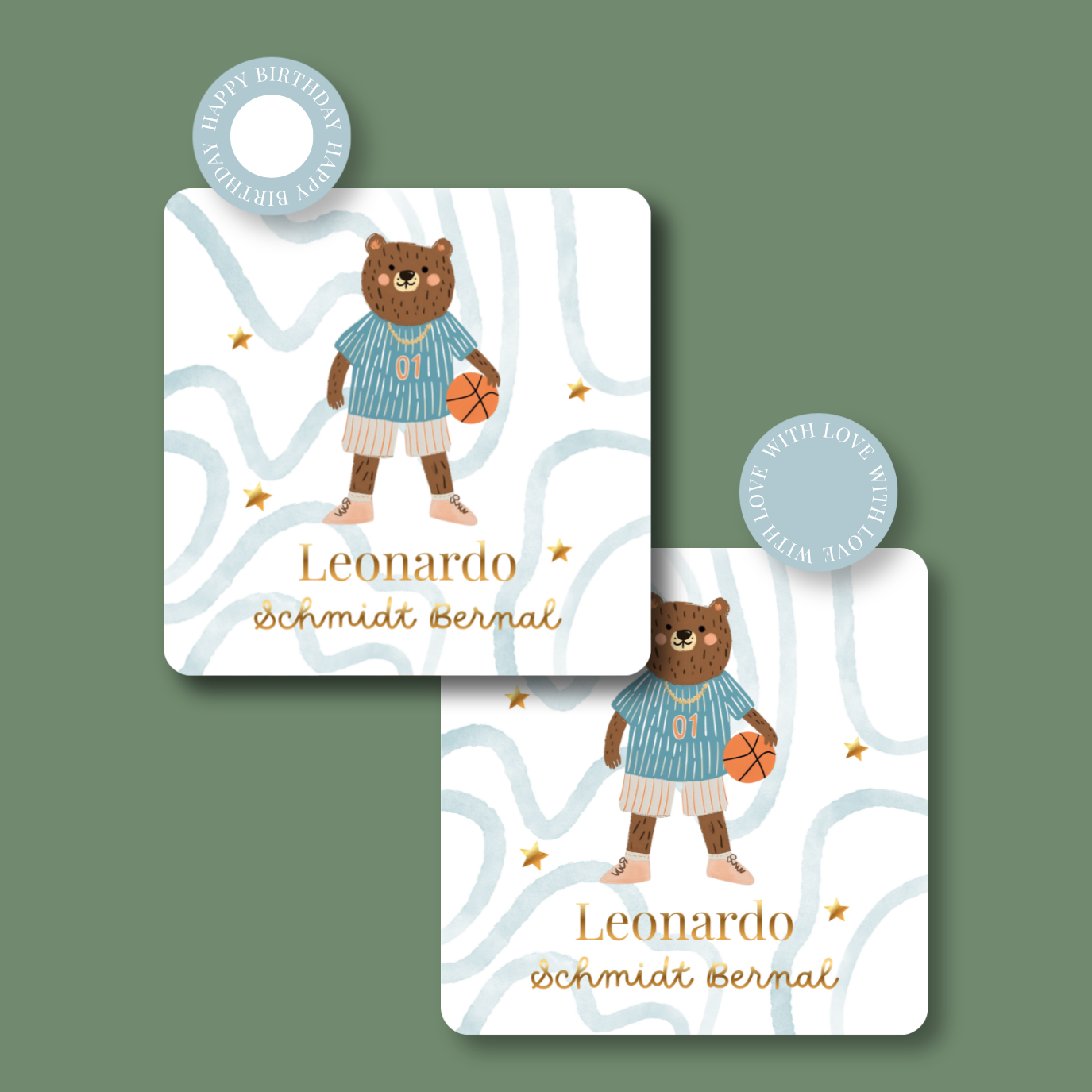 Tarjeta Oso Basquet