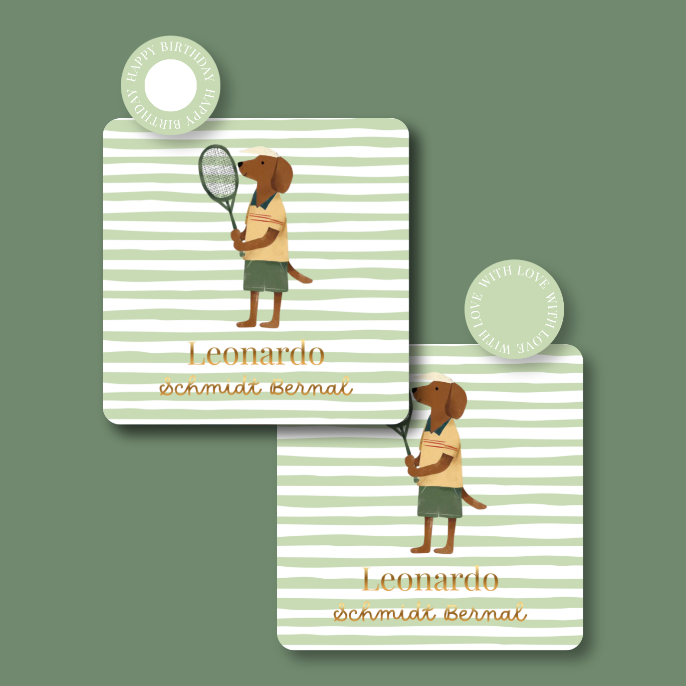 Tarjeta Perrito Vintage