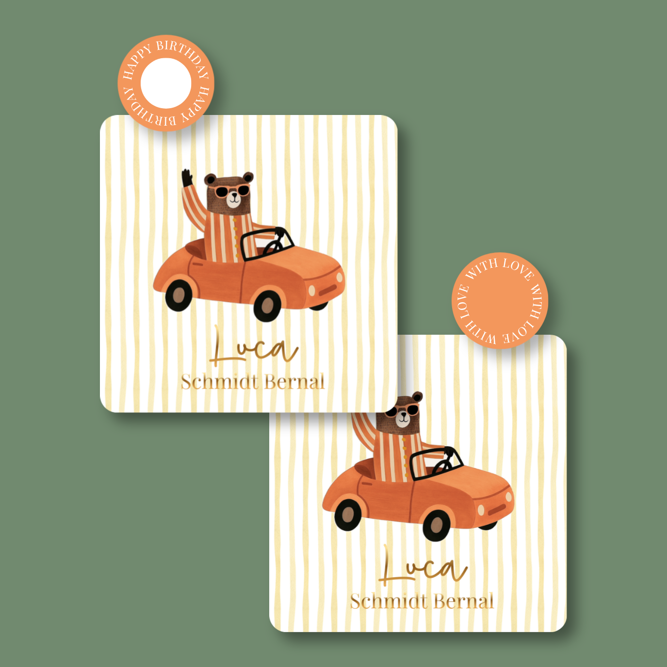 Tarjeta Oso Cool